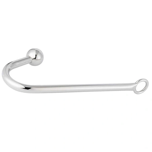 AllNight 3294 Smooth Sex Hook Anal Toy Metal 0126